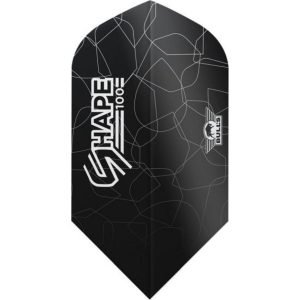 Bull's | Shape 100 Black Slim Flights