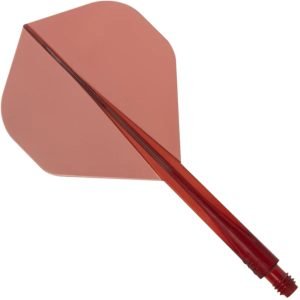 Condor | AXE Dart Flights - Standard - Clear Red