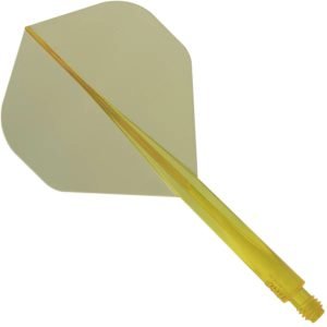 Condor | AXE Dart Flights - Standard - Clear Yellow