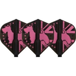 Cosmo Darts | Cosmo Fit Flight Pro - Scott Mitchell - Standard - Black - Scotty Dog