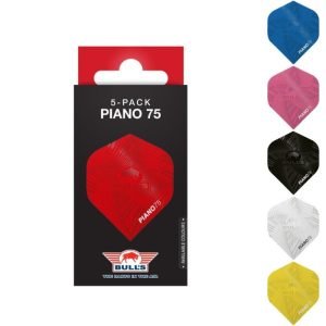 Bull's | Piano 75 No.2 Flights | 5-Pack
