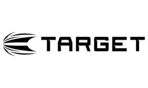 Target logo: a black oval swoosh to the left of the bold word TARGET.