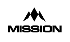 Mission logo with three black mountain peaks above the bold word MISSION